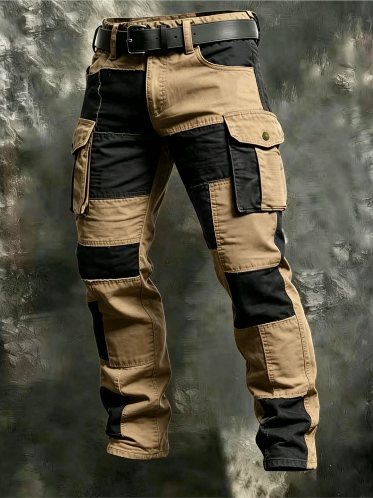 Joggers Pants - Pamuklu Erkek Kargo Pantolon Haki Günlük
