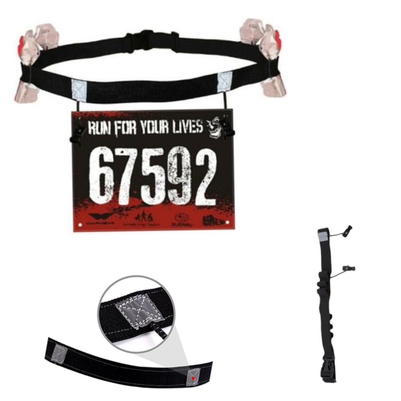 Race Bib - Koşu yarış numarası kemeri bel paketi