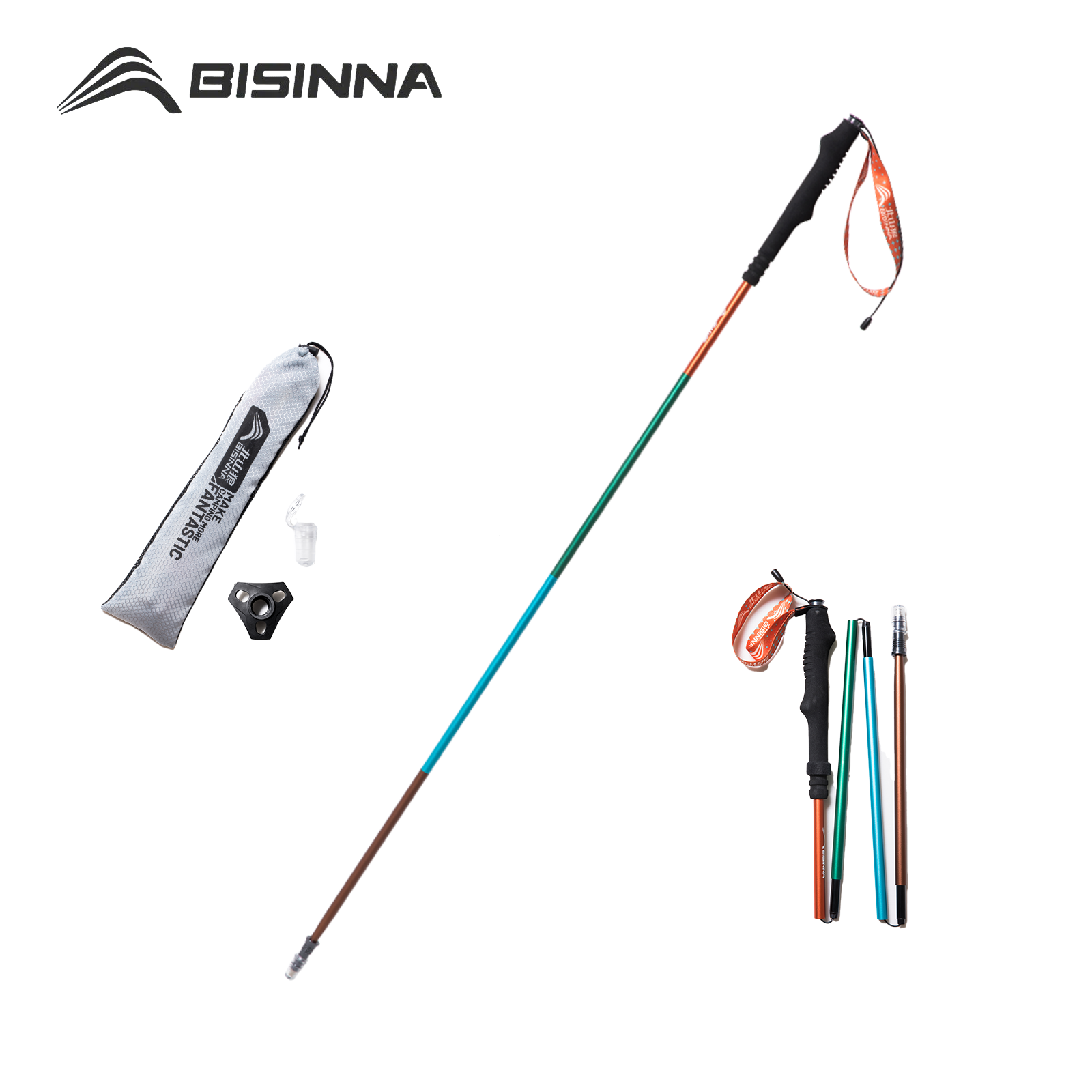 Trekking Pole Carbon - BISINNA 2 adet Trekking Direkleri Ultra