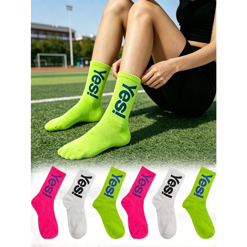 1/4 Çift Floresan Harf Desenli - Sports Socks incelemesi ve fiyatı